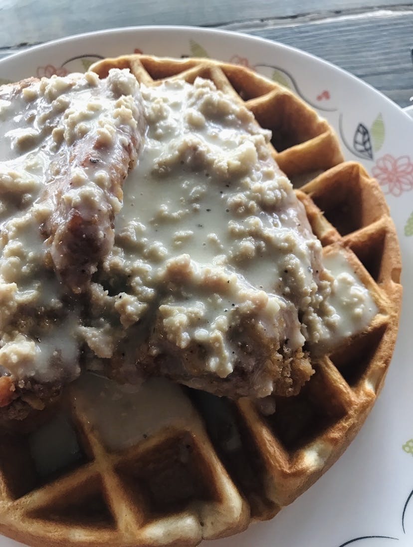 a piece of cake on a plate